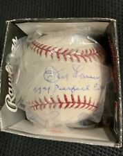 Yankees Perfect Game OML Baseball Larsen Cone Wells AUTO Steiner Hologram 9/27 picture