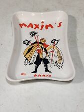 Vintage Maxim’s Paris France Porcelain Tip Tray Trinket Dish picture
