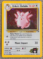 Erika's Clefable - 3/132 - Holo Rare Gym Heroes Pokemon TCG Card picture