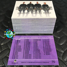 STARGATE SG-1 SEASON 7 72-CARD TV SHOW TRADING CARDS SET 2005 RITTENHOUSE ~L@@K~ picture