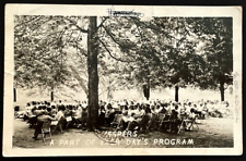 Willisburg Kentucky 4-H CAMP Photo Postcard RPPC 1953 Postmarked MUDLICK KY picture