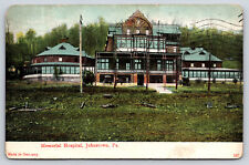 Original Vintage Outdoor Postcard Memorial Hospital Johnstown Pennsylvania 1907 picture