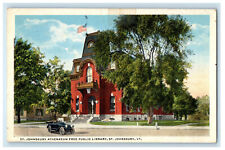 1919 St. Johnsbury Athenaeum Free Public Library St. Johnsbury VT Postcard picture