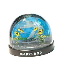 Souvenir Small Dome Snow globe Maryland Massachusetts Eureka Springs 1 Item picture