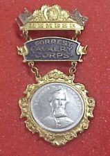 VERY RARE 1897 Nathan Bedford Forrest Cavalry Corps UCV Badge Civil War picture