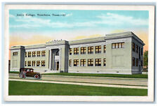 c1920's Car Passengers Junior College Entrance Texarkana Texas TX Postcard picture