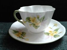 Shelley Dainty Primose Tea Cup & Saucer No. 13430, England picture
