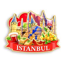 Istanbul Turkey Refrigerator magnet 3D travel souvenirs wood craft gifts picture