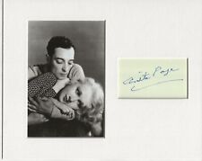 Anita Page sidewalks of new york signed genuine authentic autograph AFTAL 73 COA picture