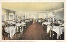 Yellowstone Park Lake Hotel Dining Room Haynes Publisher CA Postcard LP60 picture