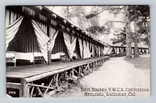 Asilomar CA-California, YWCA Conference Grounds Tent Houses, Vintage Postcard picture