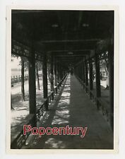 Pre WW2 1938 China Photograph Peking Long Corridor Summer Palace Beijing Peiping picture