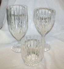VTG Mikasa Park Lane Crystal Wine Water Iced Tea Old Fashioned Glass Stemware picture
