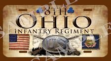 8th Ohio Infantry Regiment American Civil War Themed vehicle license plate picture