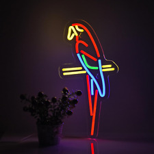 Wubby- Parrot Neon Sign for Wall Décor LED Neon Light USB Powered Neon Art Signs picture