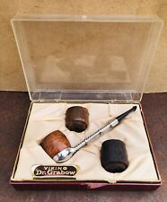 Vintage Dr. GRABOW *VIKING* Pipe Smoking 4 Piece Set in Box picture