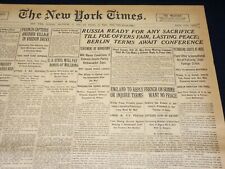 1916 DECEMBER 17 NEW YORK TIMES - RUSSIA READY FOR ANY SACRAFICE - NT 8654 picture