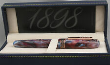 Conklin 1898 Misto Purple & Rose Gold Fountain Pen - Broad Nib - New In Box picture