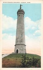 Duxbury MA Massachusetts, Myles Standish Monument, Vintage Postcard picture