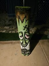 45in Tall 10in Wide Hand Carved Custom Tiki picture