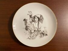 Vintage Porcelain by Rosalinde 8 1/2 inch Peruvian Llama Collector Plate NEW picture