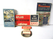 Goodrich Firestone Miller Atlas Tire & Battery Memorabilia Vintage Lot -GL266 picture