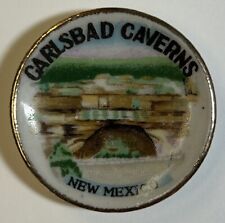 Carlsbad Caverns, New Mexico 1 5/8” Painted Miniature Plate, Japan picture