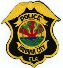 FLORIDA FL PANAMA CITY POLICE NICE SHOULDER PATCH SHERIFF BLACK picture