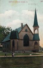 Postcard Baptist Church Sayre PA 1910 picture
