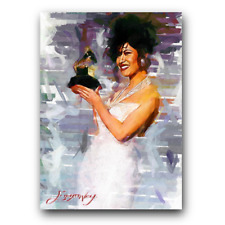 Selena Quintanilla-Perez #8 Art Card Limited 46/50 Edward Vela Signed (Music -) picture