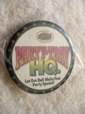 OG- FRESH NORWESTERN DELI-MEATS PARTY-TRAY HQ. PIN BADGE  #26224 ( NICE picture