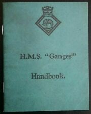 WWII H.M.S. GANGES HANDBOOK BOOKLET **(SEE MY BARGAIN AUCTIONS)**Repro Souvenir* picture