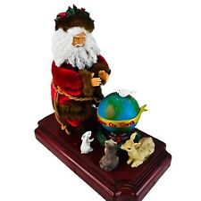 Gemmy Santa Christmas Lighted Peace on Earth Musical Moving Santa Animated picture