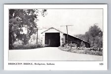 Bridgeton IN-Indiana, Bridgeton Covered Bridge, Antique Vintage Postcard picture