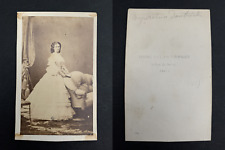 Furne, Paris, Elisabeth, Empress of Austria Vintage CDV Albumen Print. picture