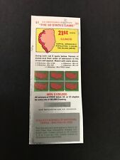 Illinois  SV Instant NH Lottery Ticket,  issued in 1977 no cash value picture