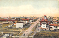 c.1910 Bird's Eye View Stores Central Ave. St. Petersburg FL post card Tuck picture