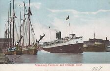 ZAYIX Great Lakes c1907 Steamer Eastland 844 Passengers Died Aboard Postcard picture