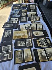 WWI Photo Album  Photographs Soldiers Cars School WW1 Military  picture