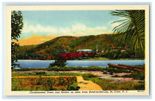 c1940s Christiansted Town and Harbor Scene St. Croix Virgin Islands VI Postcard picture