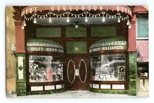 c.1910 Postcard Bott Bros Club Billiards Cigars Street View Entrance Columbus OH picture