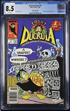 COUNT DUCKULA #1 CGC 8.5 WP Newsstand Marvel 1988 picture