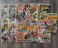 Vintage X-MEN Lot of 13 Marvel Comics 1970s-1980s Bronze Age picture