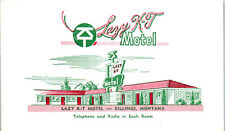 1940s Lazy K-T Motel Billings Montana Postcard picture