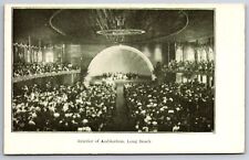 Long Beach California~Auditorium Interior~Concert~c1905 Postcard picture