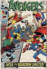 The Avengers #70 1st Appearance Of Nighthawk & The Squadron Sinister VG- picture