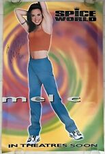 Sporty Spice Melanie C Signed IP 27x40 Spice World Movie Poster Authentic RARE picture