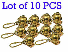 LOT OF 10 PCS GOLDEN FINISH DIVING HELMET KEY CHAIN BRASS VINTAGE MARINE GIFT  picture