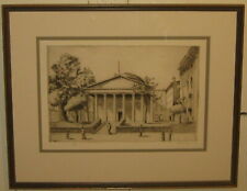 Vintage 1928 DORSEY TYSON 'University of Maryland School of Medicine' ETCHING picture