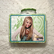 Vintage Y2K Disney Hannah Montana Tin Lunch Storage Box picture